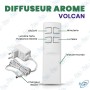 🌋 Diffuseur d’Arômes Volcan LED – Humidificateur d’Air Ultrasonique avec Effet Brume Relaxant