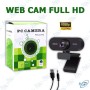 📸 Webcam Full HD 1080p avec micro intégré – Caméra PC USB pour visioconférence, streaming et télétravail
