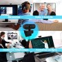 📸 Webcam Full HD 1080p avec micro intégré – Caméra PC USB pour visioconférence, streaming et télétravail