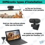 📸 Webcam Full HD 1080p avec micro intégré – Caméra PC USB pour visioconférence, streaming et télétravail