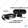 📸 Webcam Full HD 1080p avec micro intégré – Caméra PC USB pour visioconférence, streaming et télétravail