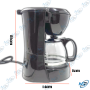 ☕ Machine à Café Filtre Électrique 650W – Capacité 0,75L avec Indicateur de Niveau d’Eau