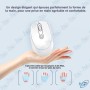 🖱️ Souris Sans Fil 2.4GHz 1200 DPI – Souris Optique Wireless USB avec Éclairage RGB pour PC et Laptop