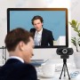 📸 Webcam Full HD 1080p avec Microphone Intégré – Caméra USB Plug & Play pour Visioconférence, Streaming et Télétravail