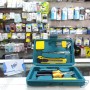 🧰 Kit Outils Complet 9 en 1 avec Boîte – Tournevis, Pince, Cutter, Clés Hexagonales et Testeur de Tension