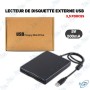 💿Lecteur de Disquette Externe USB 3.5 Pouces – Lecteur Floppy Disk Portable pour PC et Laptop