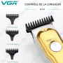✂️ Tondeuse Professionnelle VGR V-290 Rechargeable – Tondeuse Cheveux & Barbe avec Écran LED et Accessoires