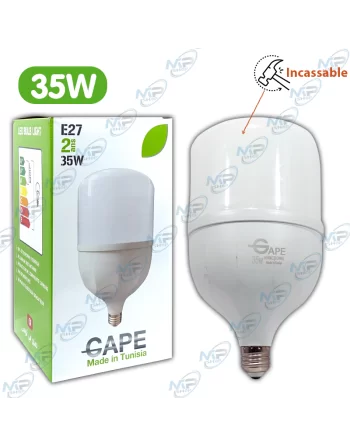 💡 Ampoule LED E27 35W Haute Puissance – Éclairage Blanc Intense Économique et Incassable