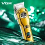 ✂️Tondeuse à Cheveux Professionnelle VGR V-693 – Étanche IPX7, Écran LED, Lames Inox, Rechargeable USB