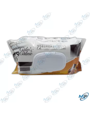 🧻 Lingettes Nettoyantes Multi-Usages Calin’s Caline – Pack 72 Lingettes Désinfectantes
