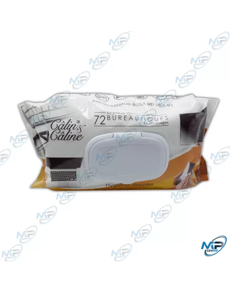 🧻 Lingettes Nettoyantes Multi-Usages Calin’s Caline – Pack 72 Lingettes Désinfectantes
