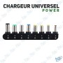 🔌 Chargeur Universel PC Portable 12V-24V Power – Adaptateur Secteur Notebook Multi Embouts Compatible Toutes Marques