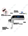 🚗 Transmetteur FM Bluetooth voiture CARG7 – Chargeur USB + kit mains libres + lecteur MP3