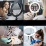 🌟 Ring Light LED 45cm avec trépied & télécommande – Éclairage professionnel photo/vidéo & streaming