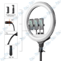 🌟 Ring Light LED 45cm avec trépied & télécommande – Éclairage professionnel photo/vidéo & streaming