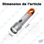 copy of MINI LAMPE DE POCHE PORYE CLES RECHARGEABLE