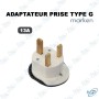 🔌Adaptateur Prise Type G 13A Marken – Adaptateur Universel UK/Angleterre Haute Sécurité