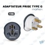 🔌Adaptateur Prise Type G 13A Marken – Adaptateur Universel UK/Angleterre Haute Sécurité