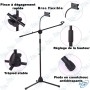 copy of TREPIED POUR MICROPHONE NOIR