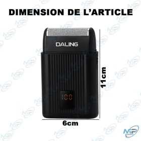 ✂️Mini Tondeuse à Cheveux Daling DL-9297 Rechargeable USB – Rasoir Électrique Professionnel Compact
