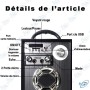 copy of HAUT PARLEUR RECHARGEABLE + DEUX MICRO SANS FIL GY-8809