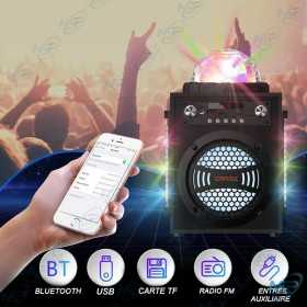 copy of HAUT PARLEUR RECHARGEABLE + DEUX MICRO SANS FIL GY-8809