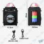 🔊Haut-Parleur Bluetooth T12 PRO RGB – Enceinte Portable Sans Fil avec Effets Lumineux, USB, TF & AUX