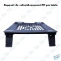 💻Support Refroidisseur PC Portable Pliable M2 – Support Ventilé Antidérapant pour Ordinateur Portable 10 à 17 Pouces