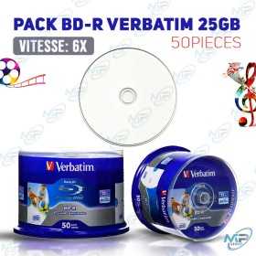 💿Pack Blu-ray BD-R 25 Go enregistrables – Lot de 50 disques