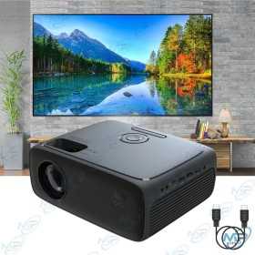 📽️Mini Vidéoprojecteur ONN 720P HD – Projecteur Portable HDMI USB avec Écran Jusqu'à 210 Pouces