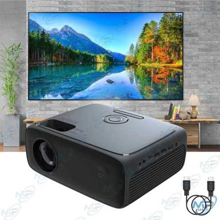 📽️Mini Vidéoprojecteur ONN 720P HD – Projecteur Portable HDMI USB avec Écran Jusqu'à 210 Pouces