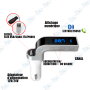 🚗 Transmetteur FM Bluetooth voiture CARG7 – Chargeur USB + kit mains libres + lecteur MP3