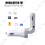 🚗 Transmetteur FM Bluetooth voiture CARG7 – Chargeur USB + kit mains libres + lecteur MP3