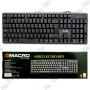 ⌨️ Clavier Filaire USB AZERTY Arabe Macro Technology K-204 – Clavier Bilingue Français/Arabe 104 Touches