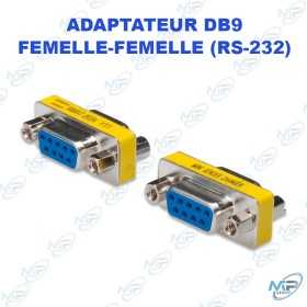 🔌Adaptateur DB9 Femelle vers Femelle RS-232 – Coupleur Série 9 Broches pour Câbles et Équipements DB9