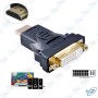 🔌Adaptateur HDMI Mâle vers DVI-I 24+4 Femelle – Convertisseur Vidéo Haute Qualité pour Écran et Projecteur