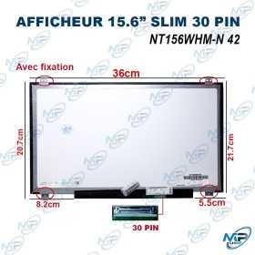 💻Afficheur PC Portable 15.6" Full HD Slim 30 Pins B156HAN02.1 – Dalle LCD 1920×1080 Sans Fixation