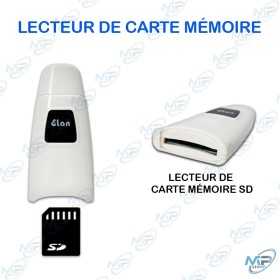 💾 Lecteur de Carte Mémoire SD USB 2.0 – Adaptateur Compact pour Cartes SD