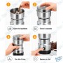 🍚 Moulin à Café Électrique RAF R.7113 300W – Broyeur Multifonction en Acier Inoxydable Haute Vitesse