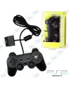 🎮Manette Filaire Double Shock pour PlayStation 2 PS2 – Contrôleur Analogique Noir
