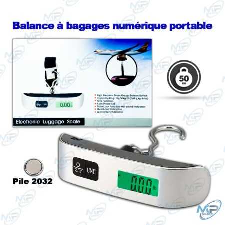 ⚖️ Balance à Bagages Numérique Portable 50 kg Haute Précision avec Écran LCD