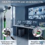🔌 Câble RG59 CCTV avec Alimentation 2 Fils 100 m – Câble Coaxial pour Caméras de Surveillance