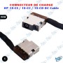 🔌 Connecteur de Charge DC Jack avec Câble 90W pour Ordinateur Portable HP 15-CS / 15-CC / 15-CD – Prise d'Alimentation