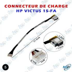 copy of Connecteur de Charge DC Jack avec Câble pour HP 15-CS / 15-CC / 15-CD (90W)