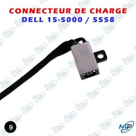 🔌 Connecteur de Charge DC Jack avec Câble pour Dell Inspiron 15 5000 / 5558