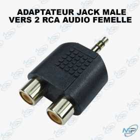 copy of Adaptateur jack male vers 2jack femelle