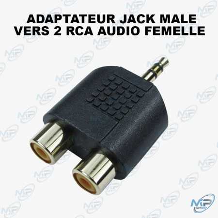 copy of Adaptateur jack male vers 2jack femelle