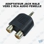 copy of Adaptateur jack male vers 2jack femelle