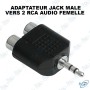 copy of Adaptateur jack male vers 2jack femelle