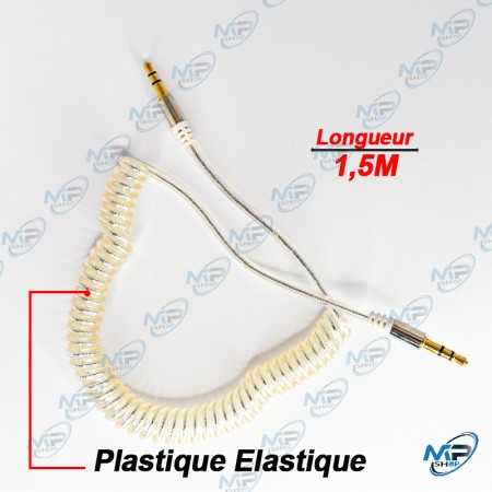 copy of Cable jack jack ressort PLASTIQUE